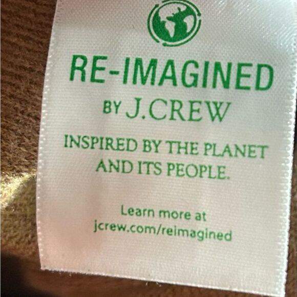 J. Crew Gold Shimmer Lurex® wrap sweater-jumpsuit Size Medium MSRP 198.00 - Picture 11 of 12